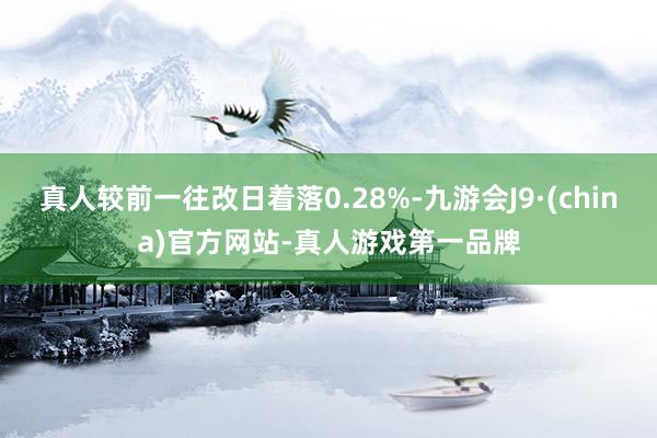 真人较前一往改日着落0.28%-九游会J9·(china)官方网站-真人游戏第一品牌